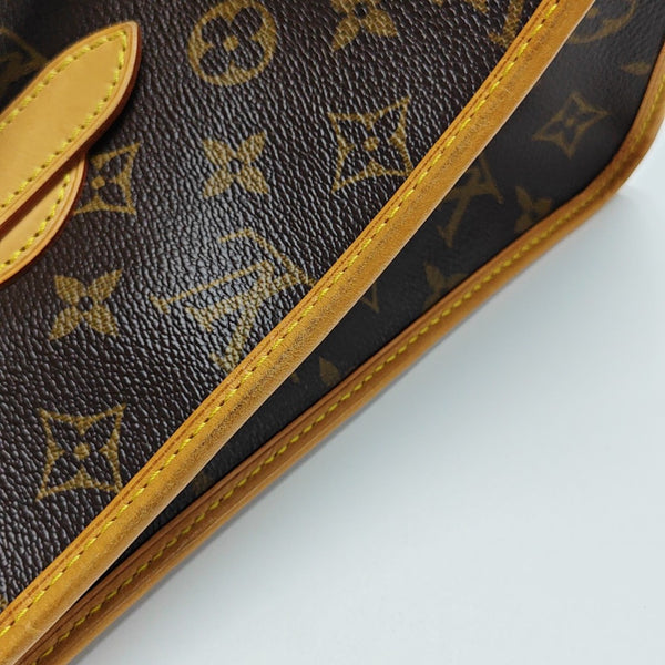POPINCOURT Monogram Coated Canvas Brown