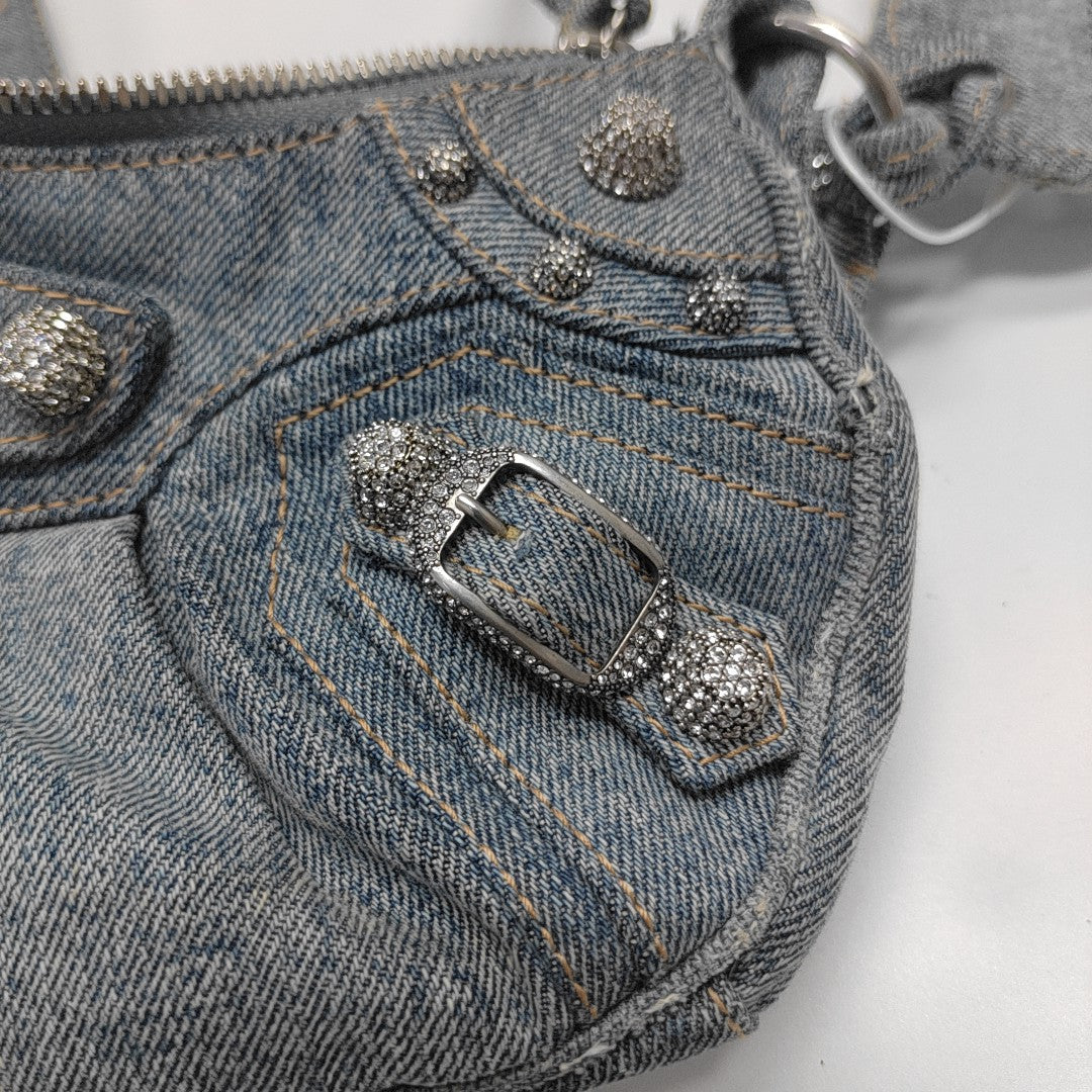 Le Cagole Small Denim Blue