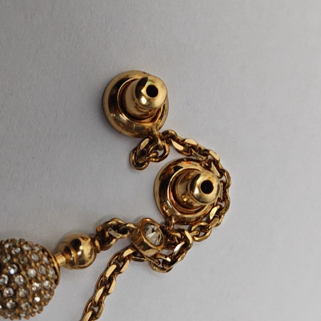 La Petite Tribale Metal Gold Stud Earrings