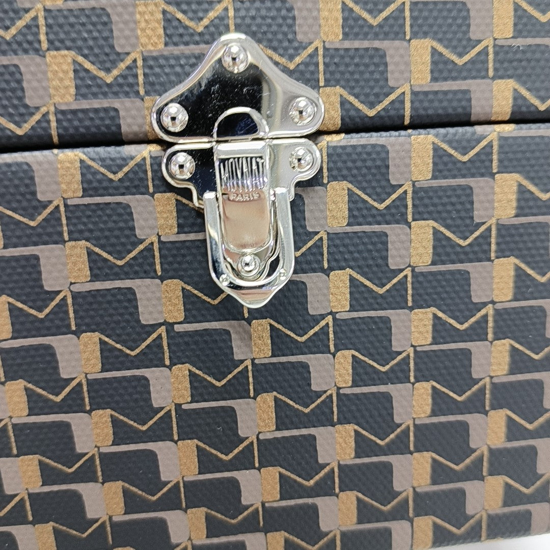 Coated Canvas Shoulder Bag Brown