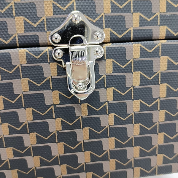 Coated Canvas Shoulder Bag Brown