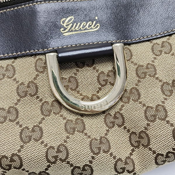 Abbey Monogram Canvas Beige