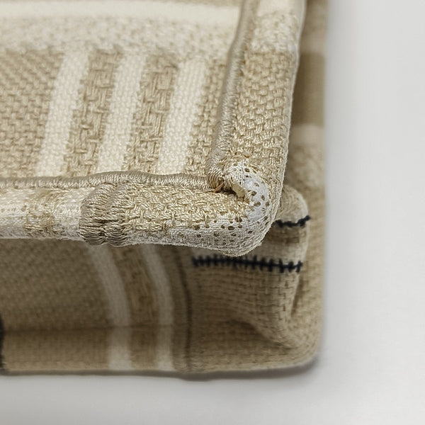 Book Tote Mini Canvas Beige