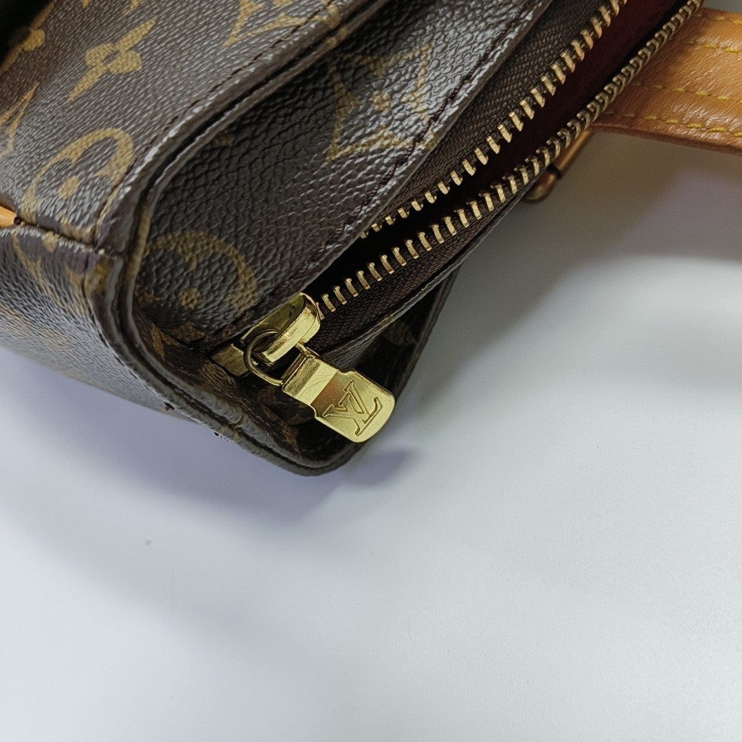 MULTIPLE Monogram Coated Canvas Brown