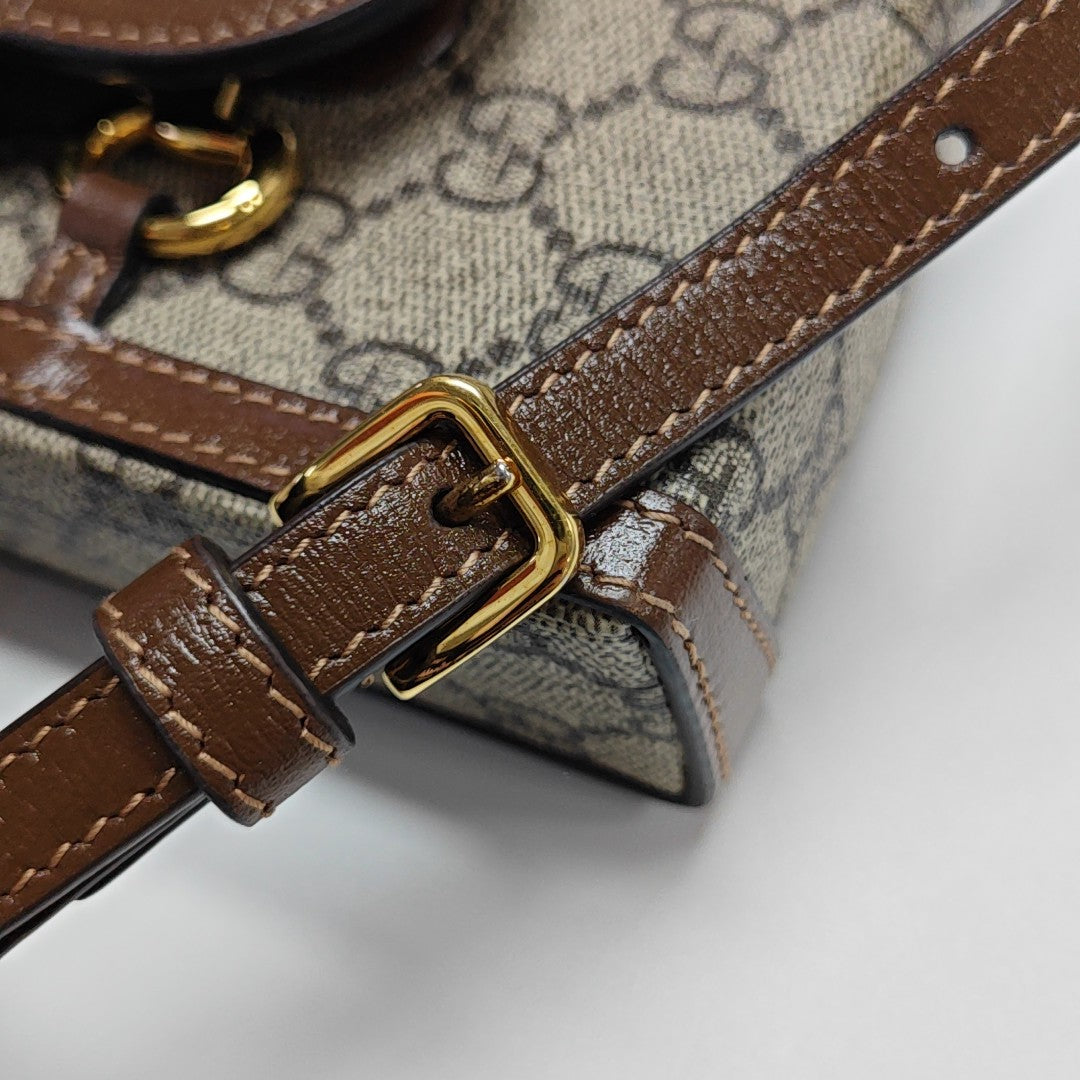 Horsebit 1955 Mini Coated Canvas Beige