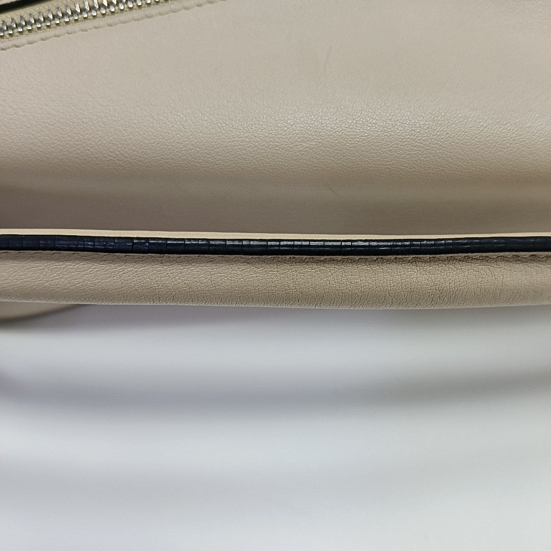 Puzzle Medium Calfskin Beige