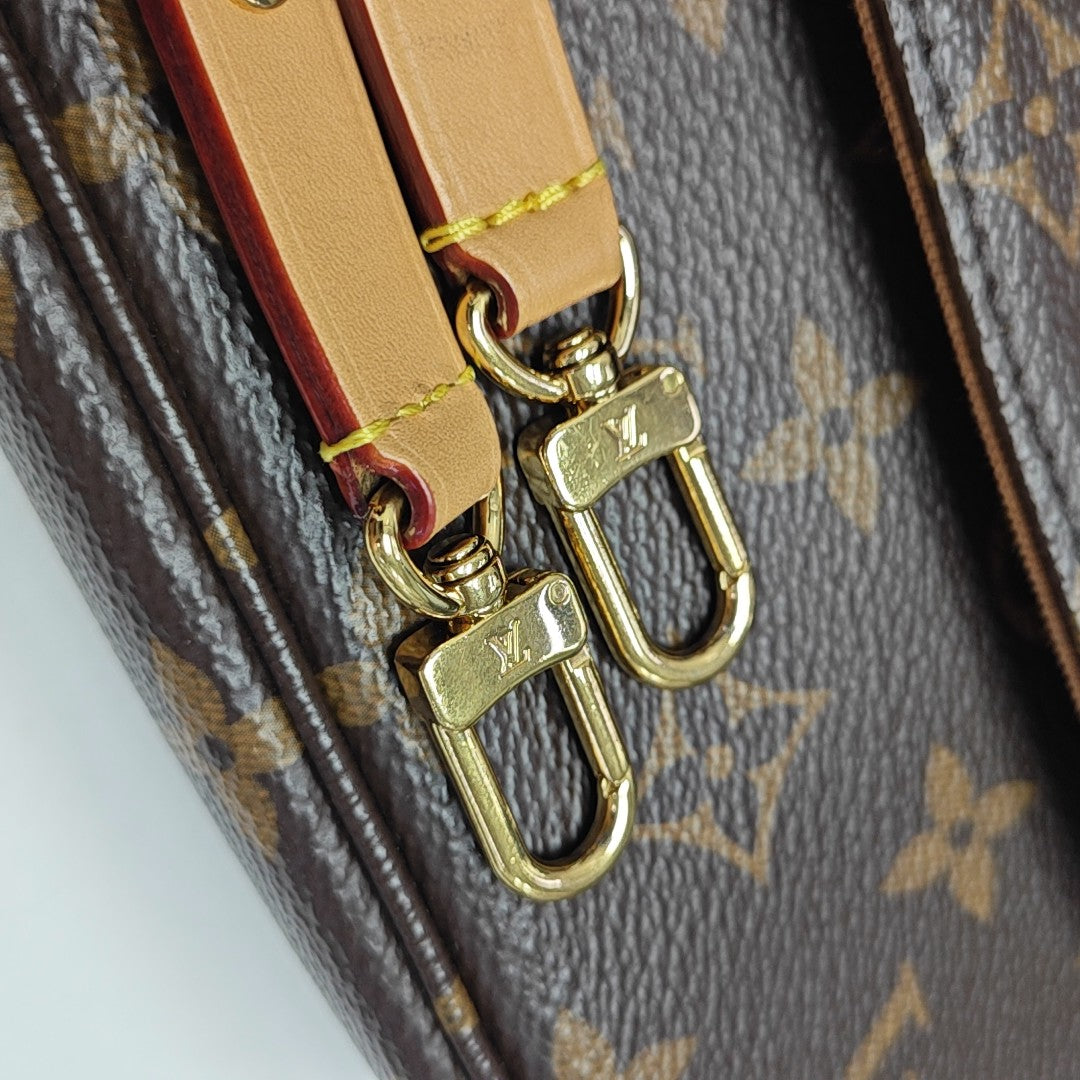 IVY Monogram Coated Canvas Brown