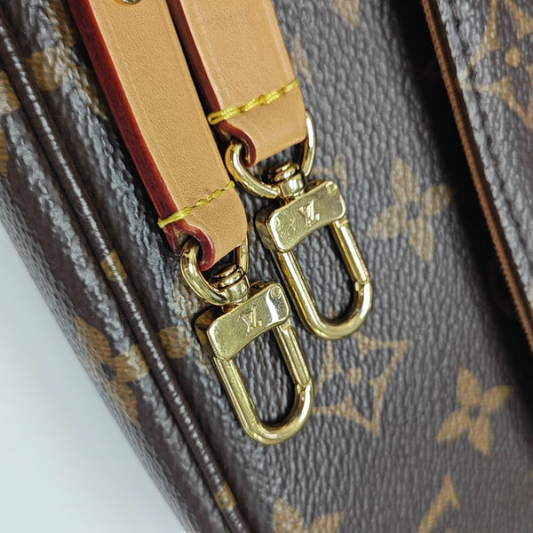 IVY Monogram Coated Canvas Brown