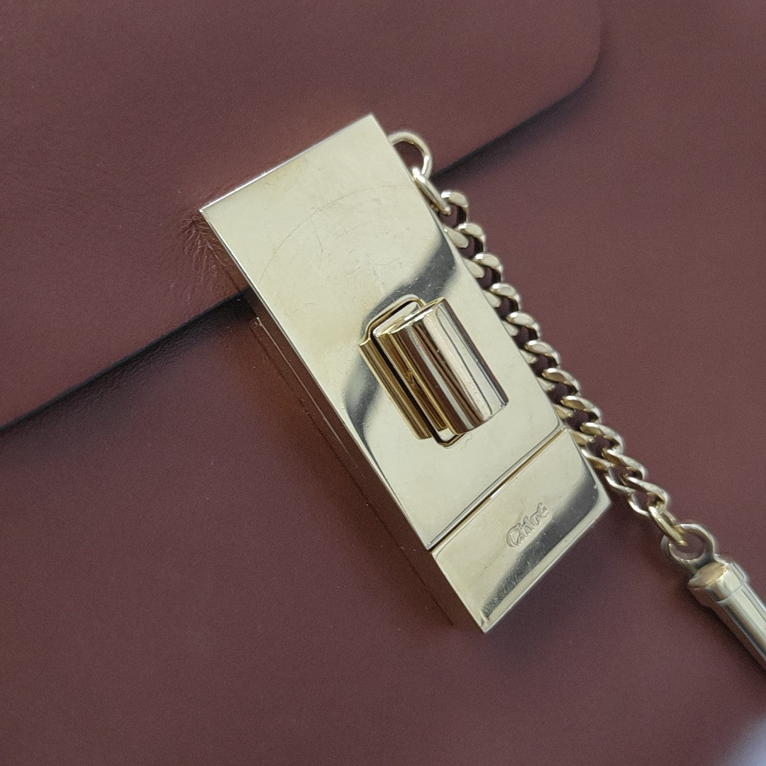 Annie Mini Calfskin Brown