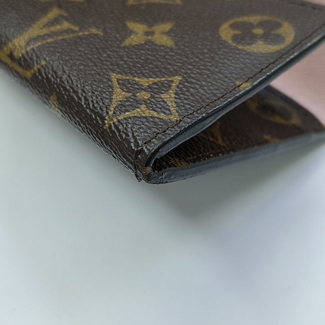 JOSÉPHINE Monogram Coated Canvas Brown Wallet