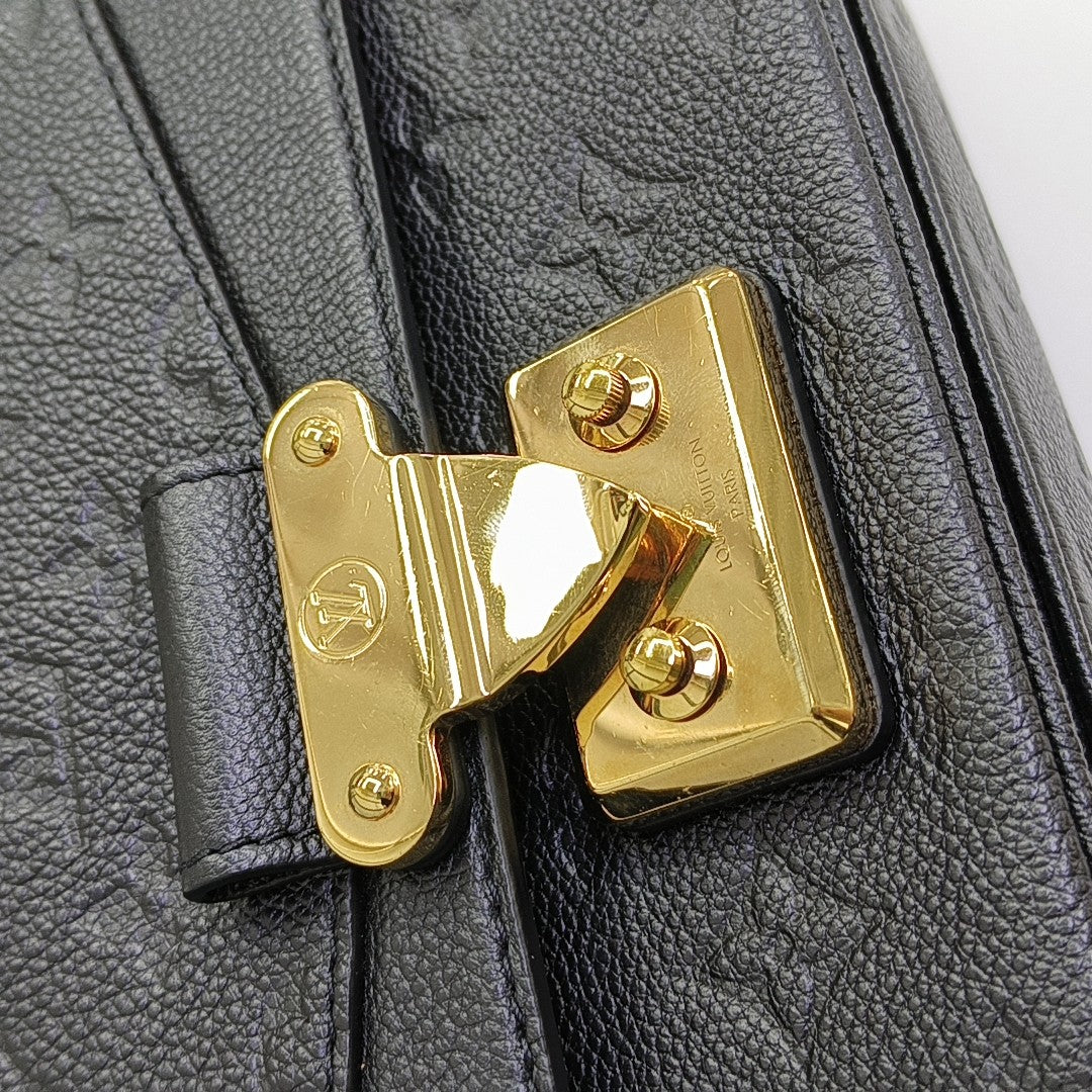 MARCEAU Monogram Calfskin Black