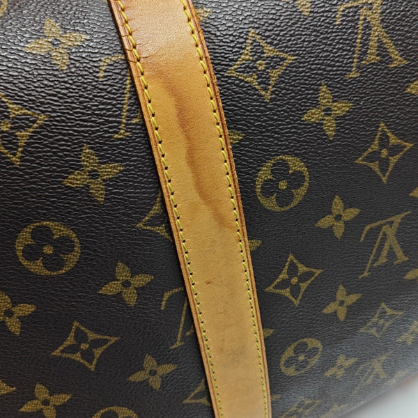SAC SOUPLE 55 Monogram Coated Canvas Brown