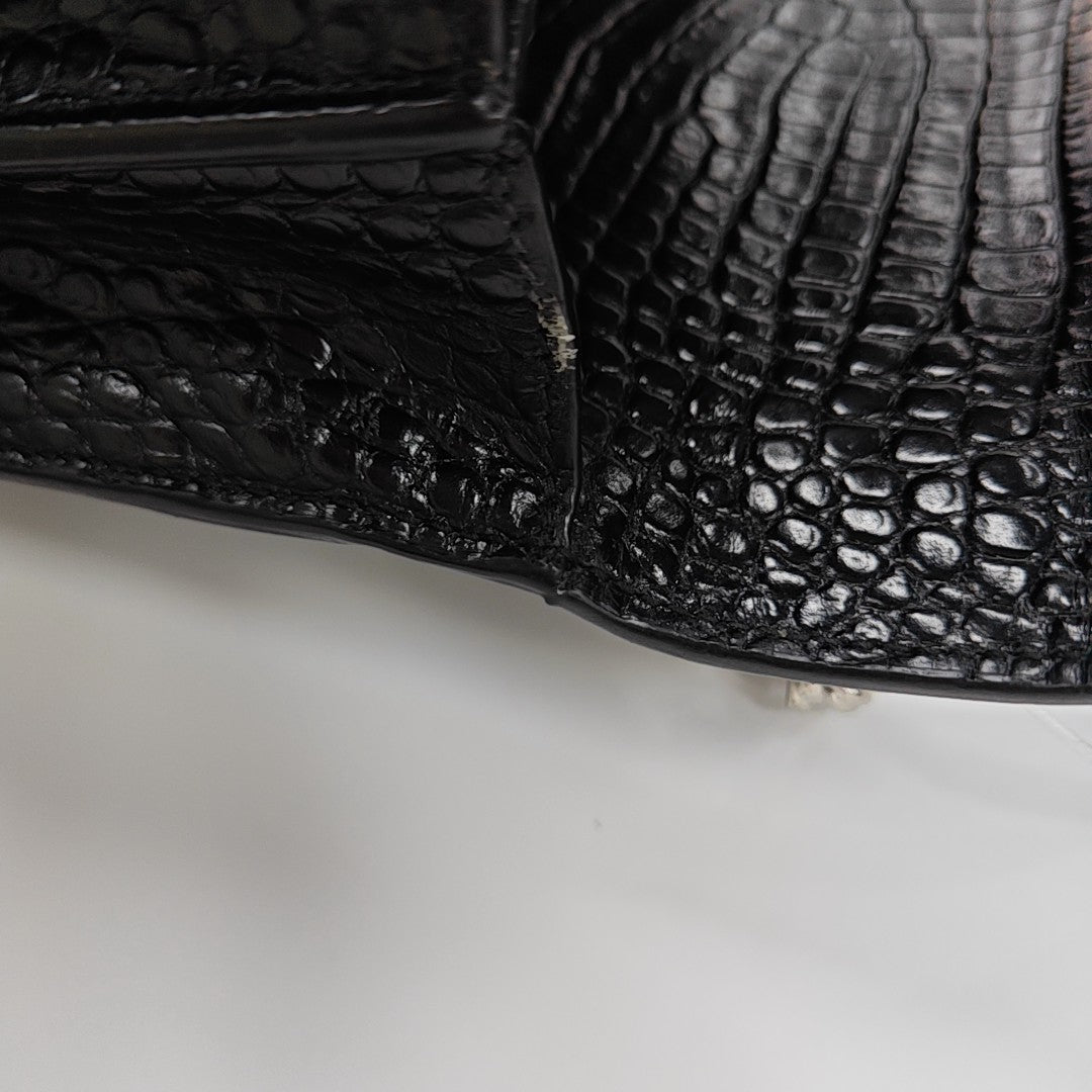 SUNSET Medium Calfskin Black
