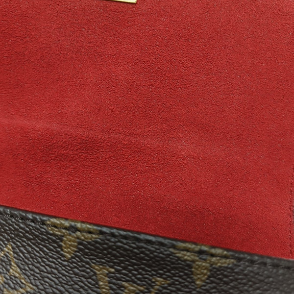 LOCKY BB Monogram Coated Canvas Red