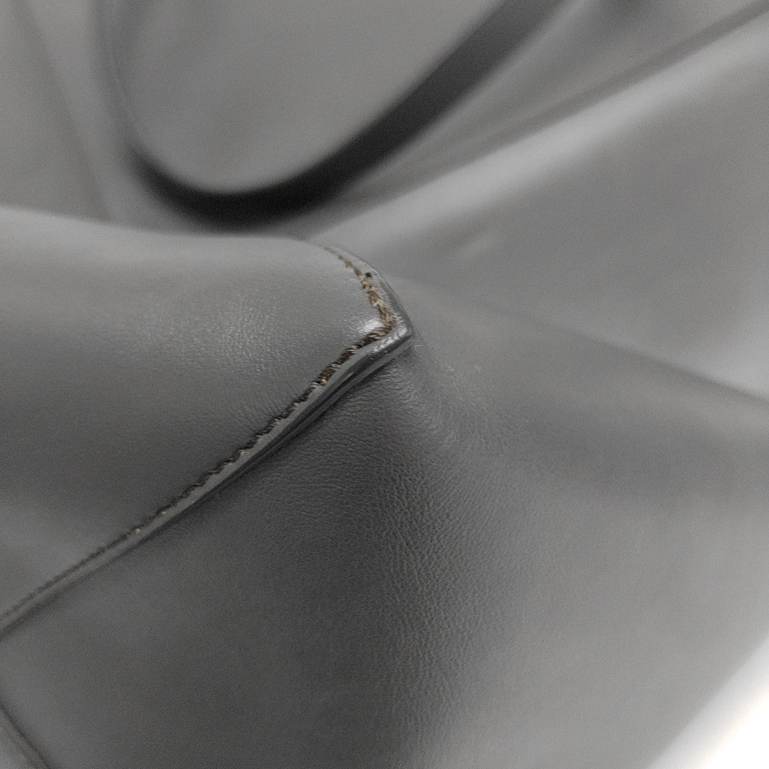 Puzzle Fold Large Calfskin Gray