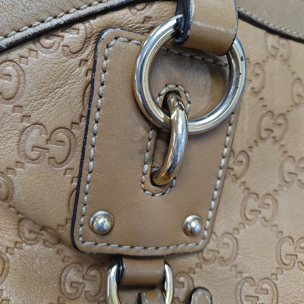 Ligne Shima Monogram Calfskin Brown