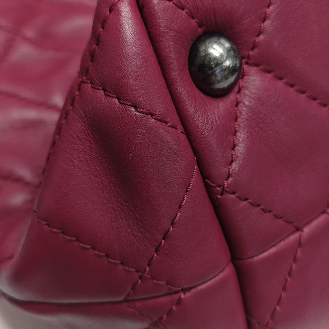 Quilted Calfskin Red