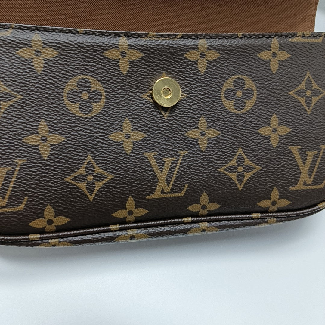 IVY Monogram Coated Canvas Brown