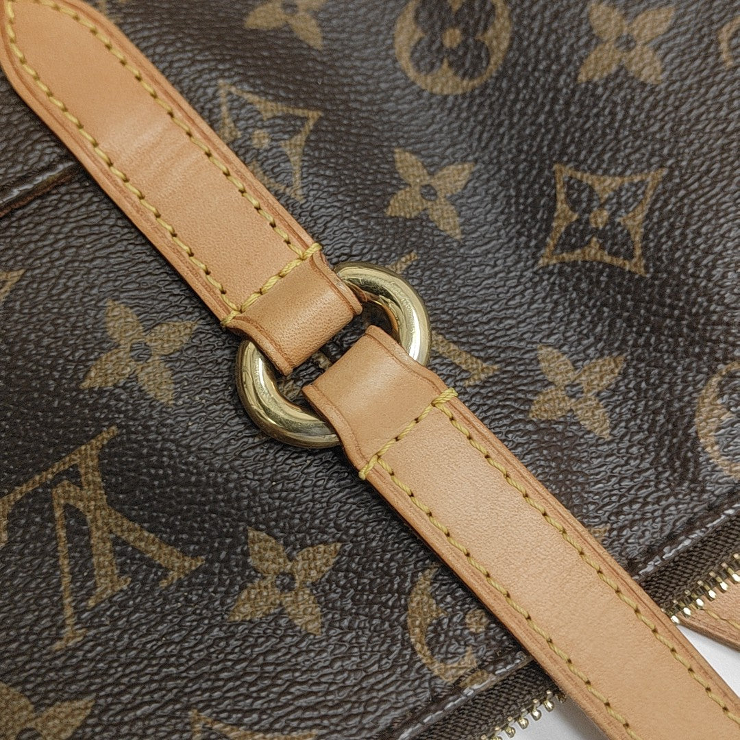 TOTALLY MM Monogram Coated Canvas Brown