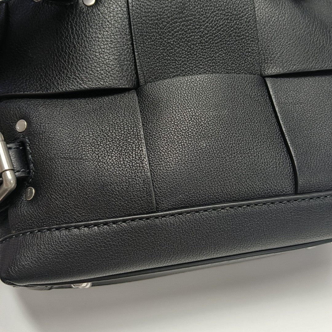 Calfskin Shoulder Bag Black