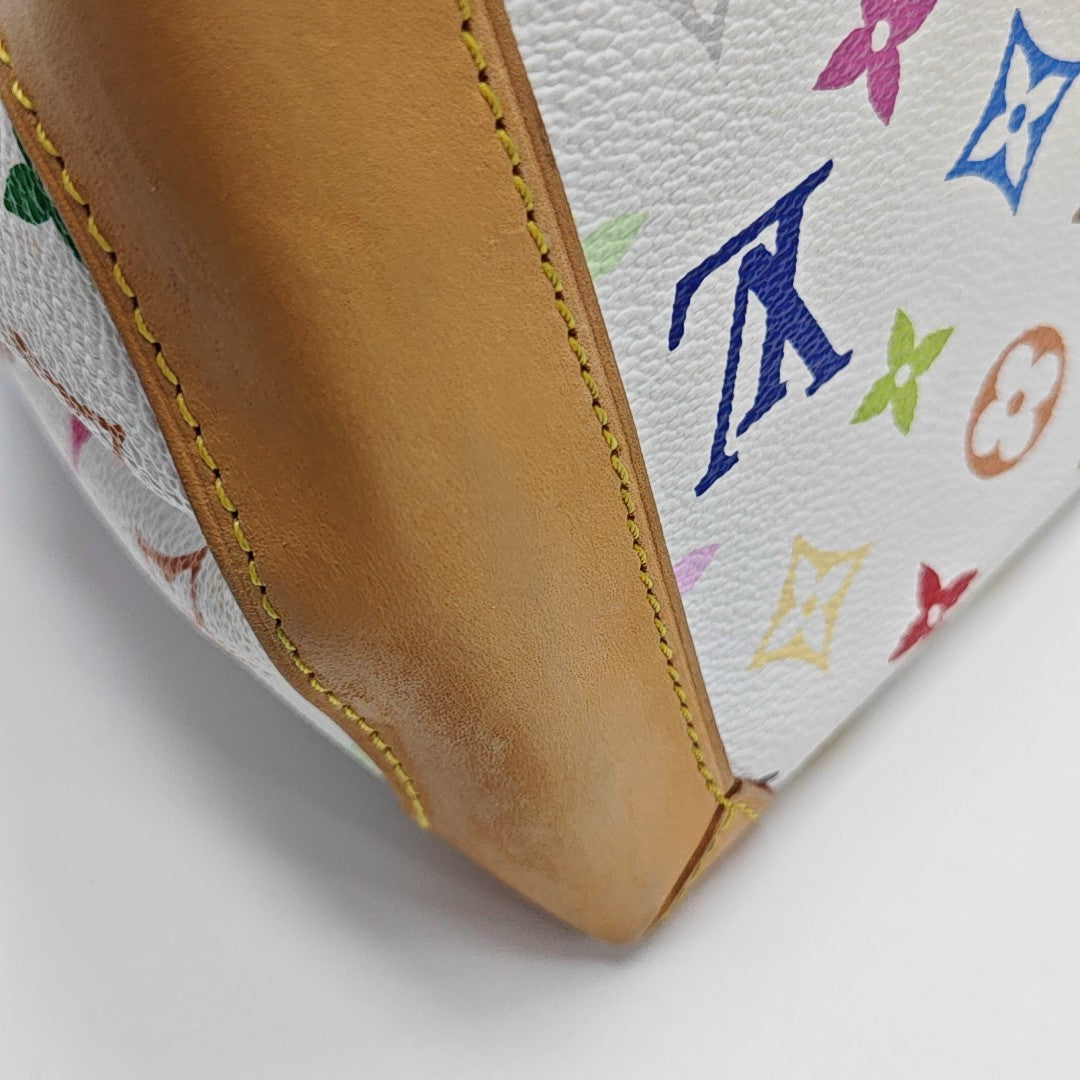LV × TM AUDRA Monogram Coated Canvas White