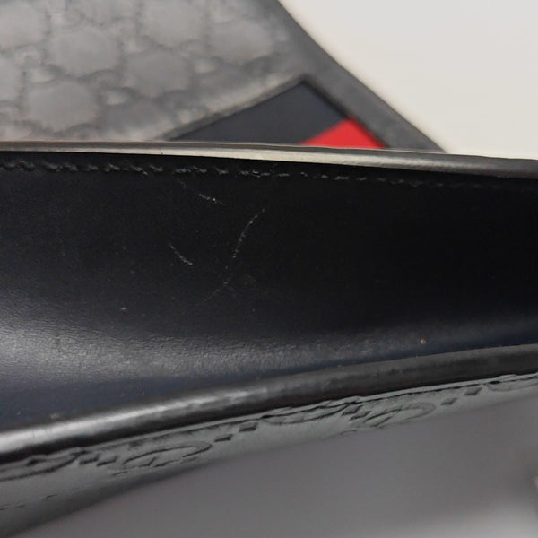 Signature Monogram Calfskin Blue