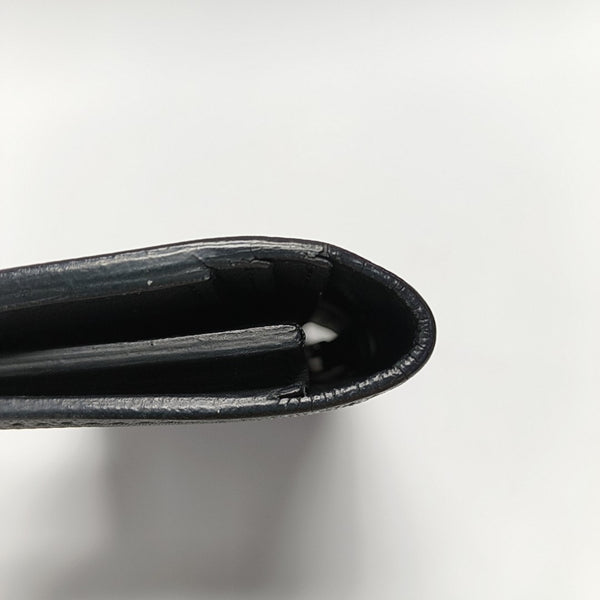 BRAZZA Damier Graphite Calfskin Gray Wallet