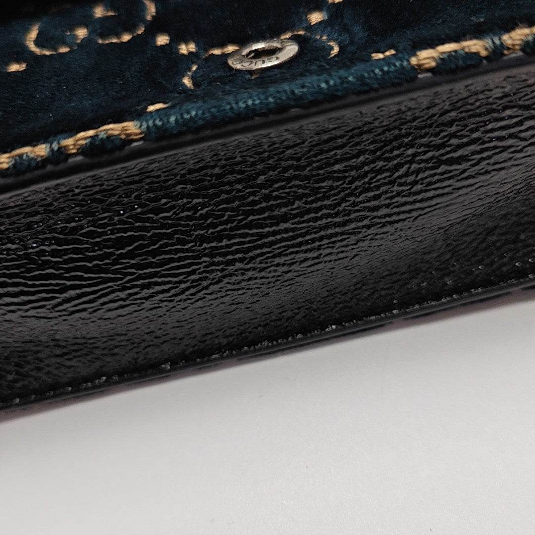 Dionysus Super Mini Monogram Velvet Blue