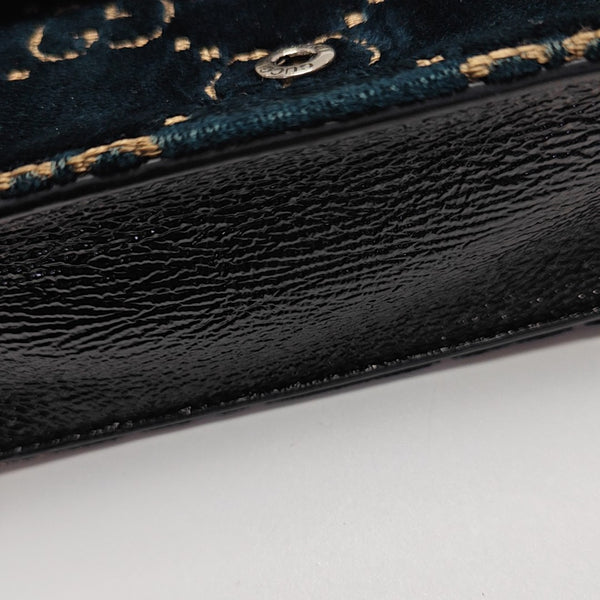Dionysus Super Mini Monogram Velvet Blue