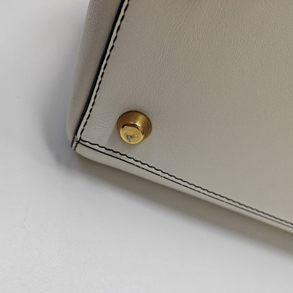 Lady Dior Medium Leather White