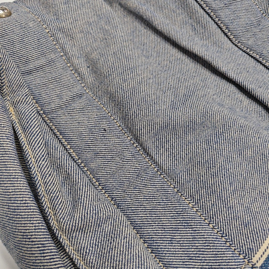 Canvas Top Handle Bag Blue
