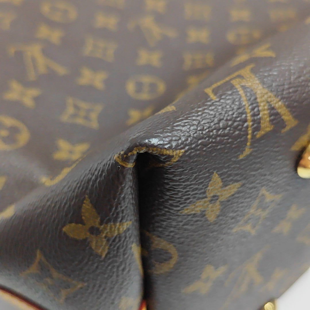 CARRYALL MM Monogram Coated Canvas Brown