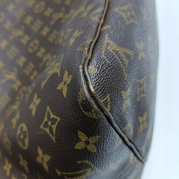 NEVERFULL GM Monogram Coated Canvas Brown