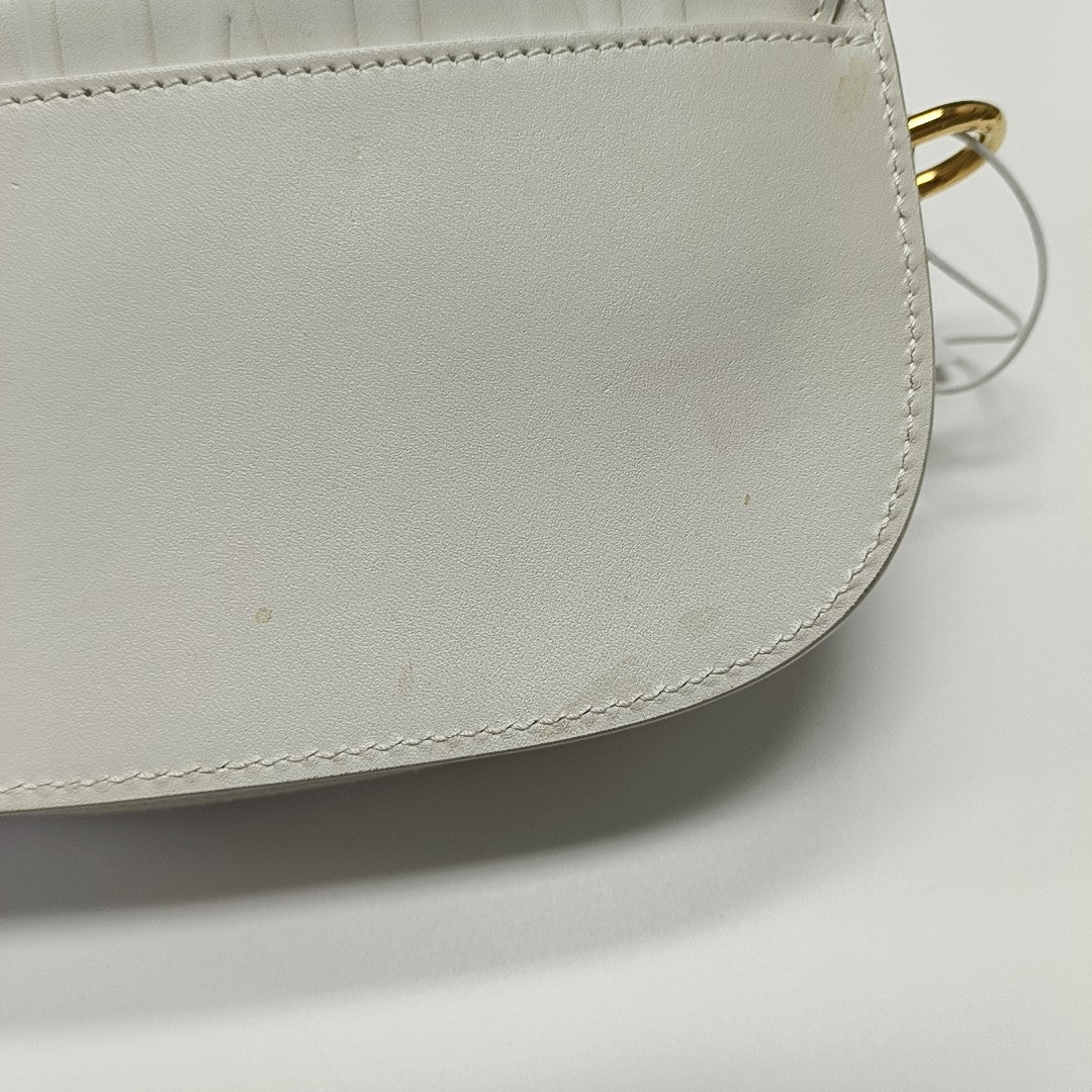 Bobby Medium Calfskin White