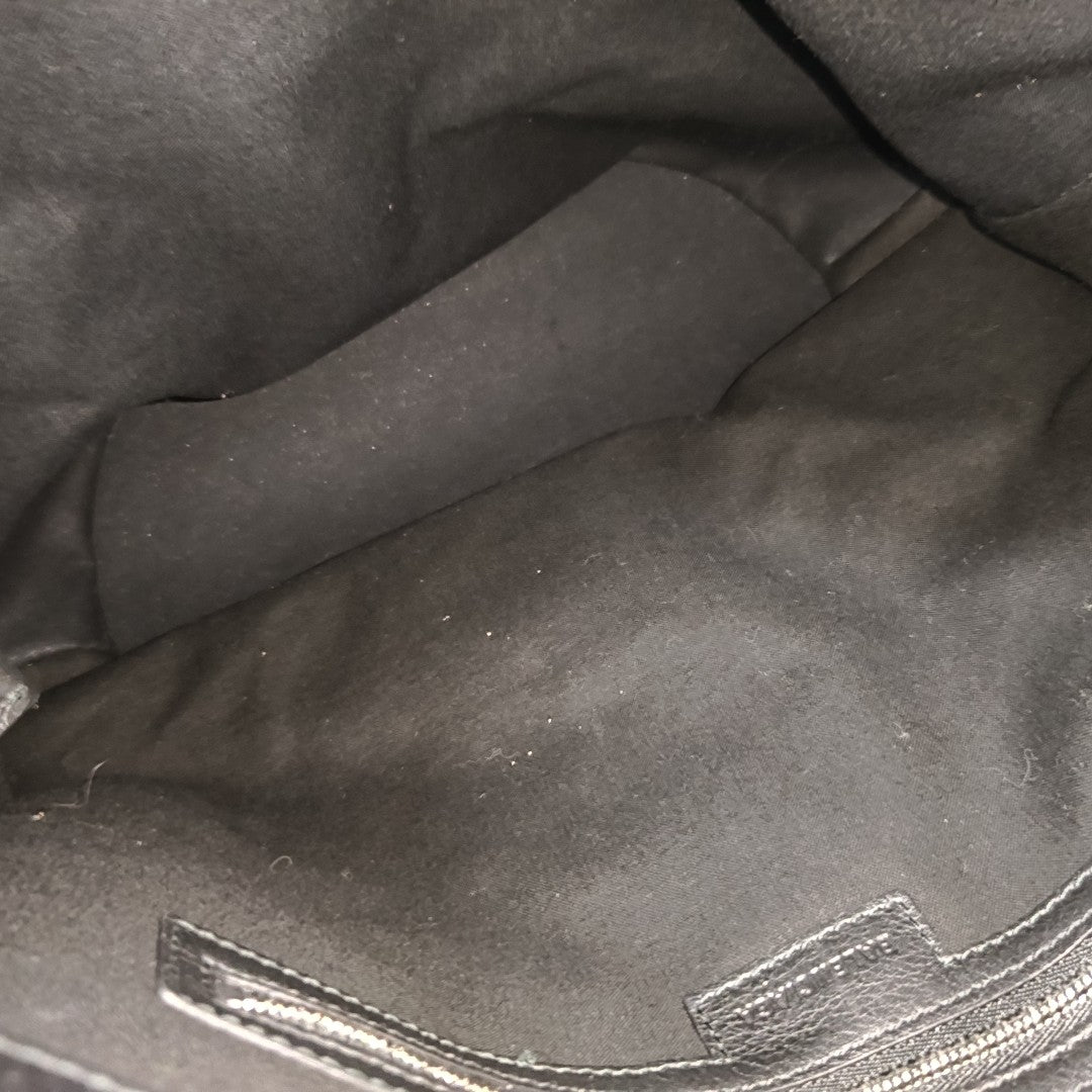 Calfskin Shoulder Bag Black