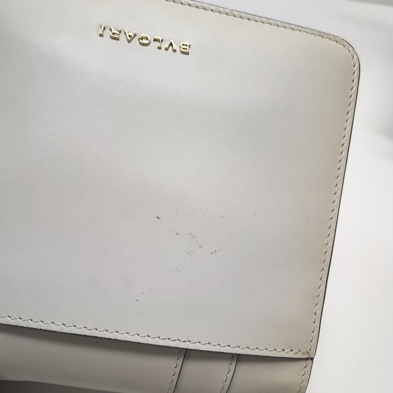 SERPENTI FOREVER Small Calfskin White
