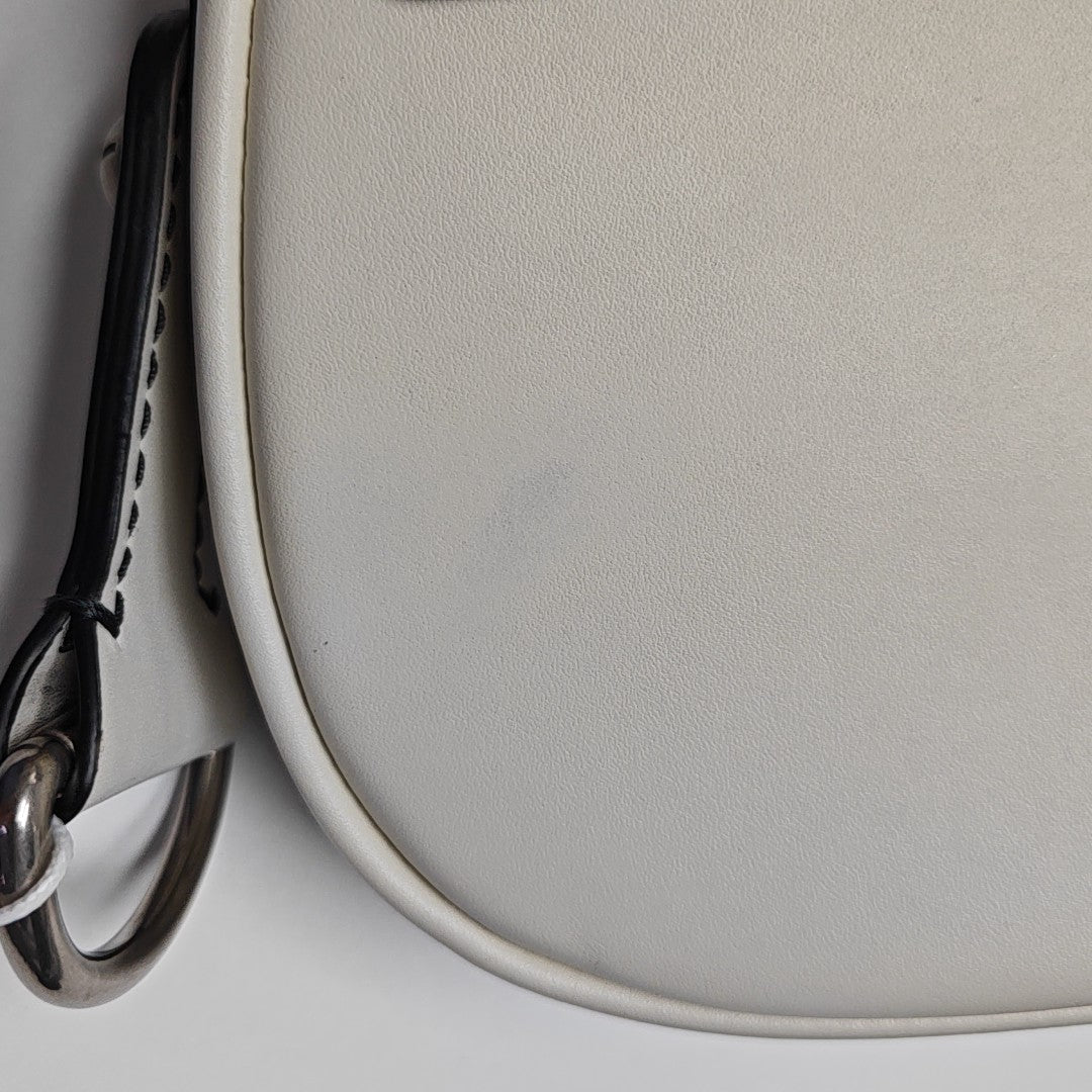 Calfskin Shoulder Bag White