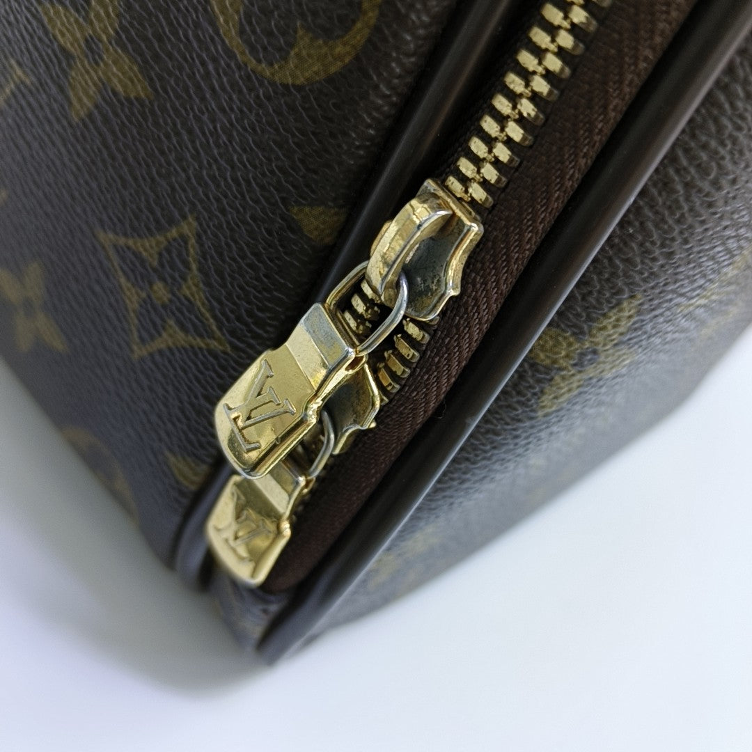 ICARE Monogram Coated Canvas Brown