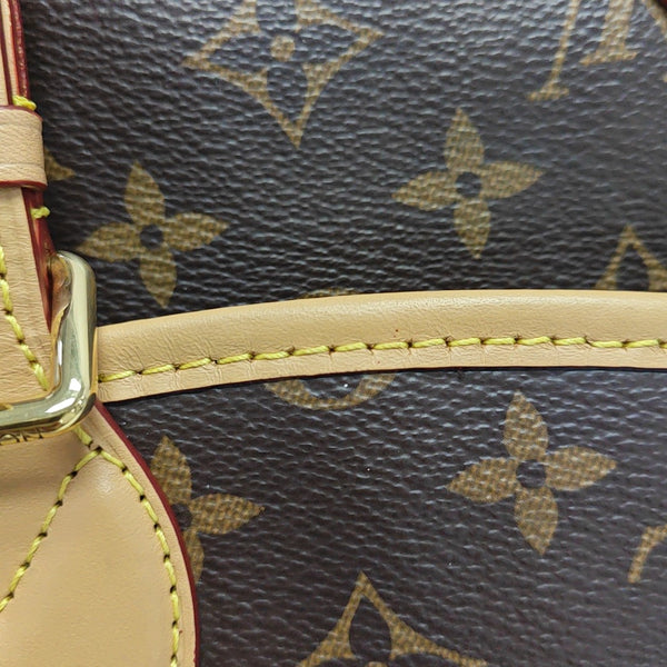 DIANE Monogram Coated Canvas Brown