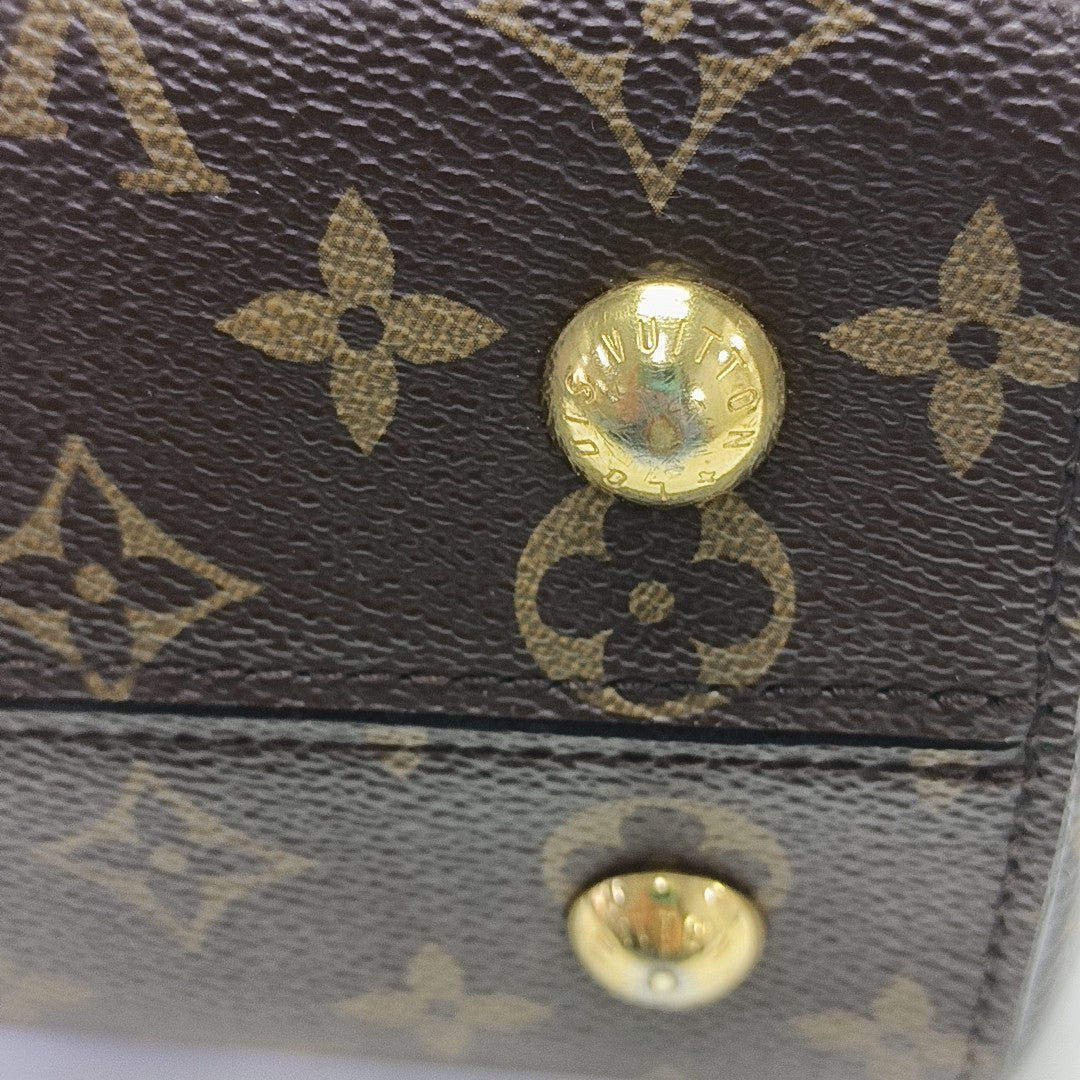 CLUNY MM Monogram Coated Canvas Brown