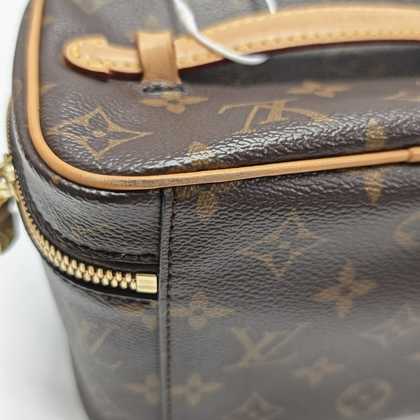 NICE Mini Monogram Coated Canvas Brown