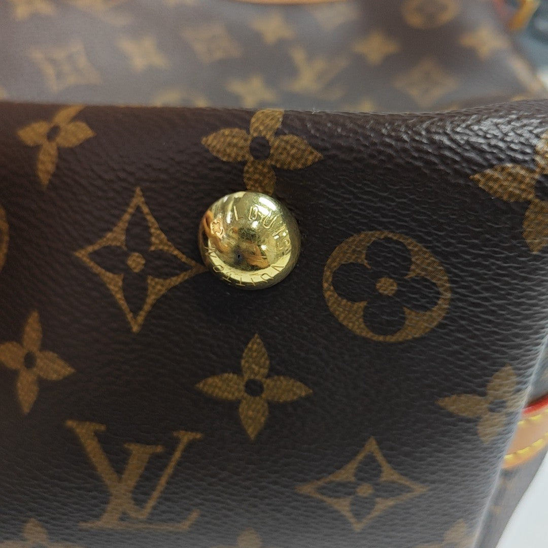 CARRYALL PM Monogram Coated Canvas Brown