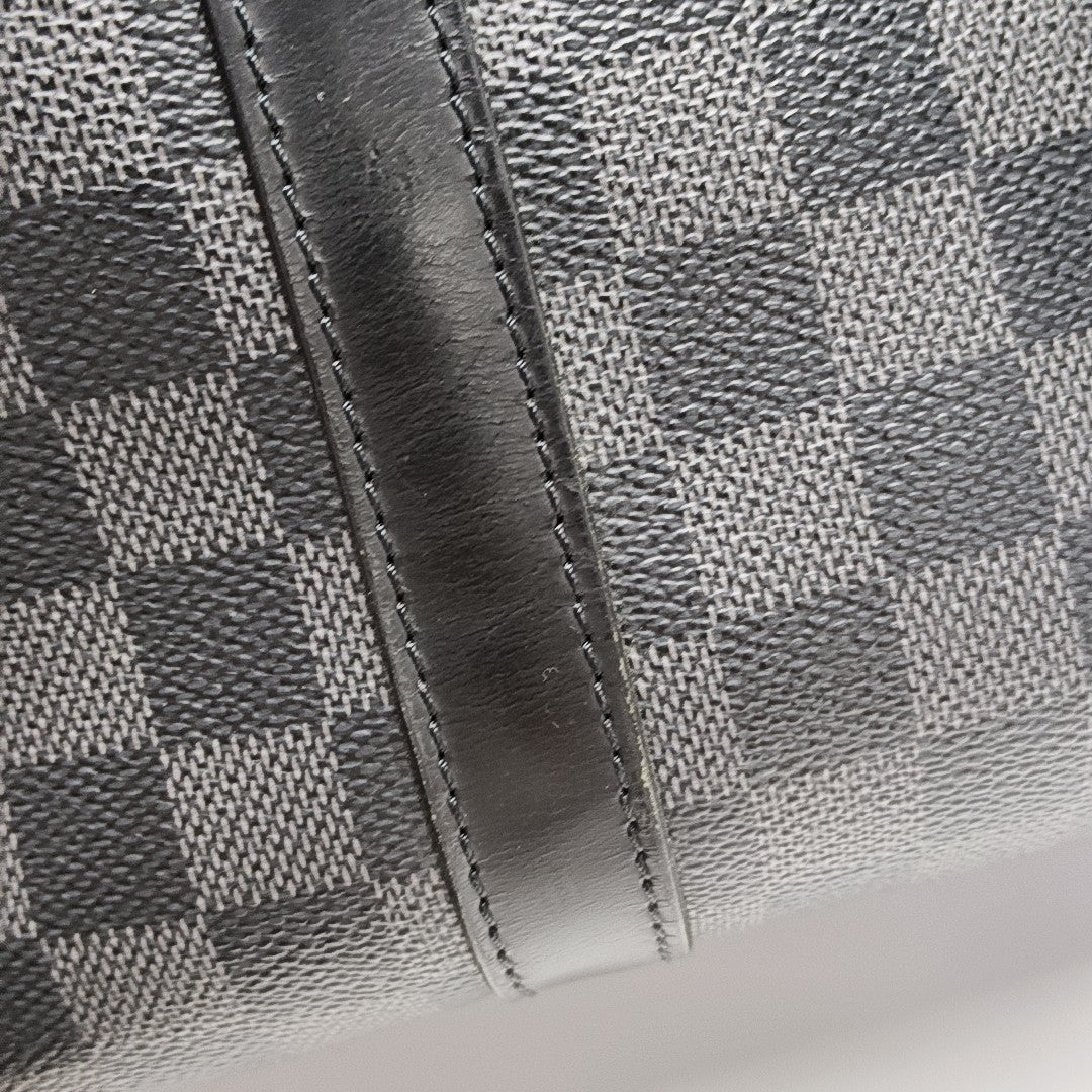 TADAO MM Damier Graphite Coated Canvas Gray