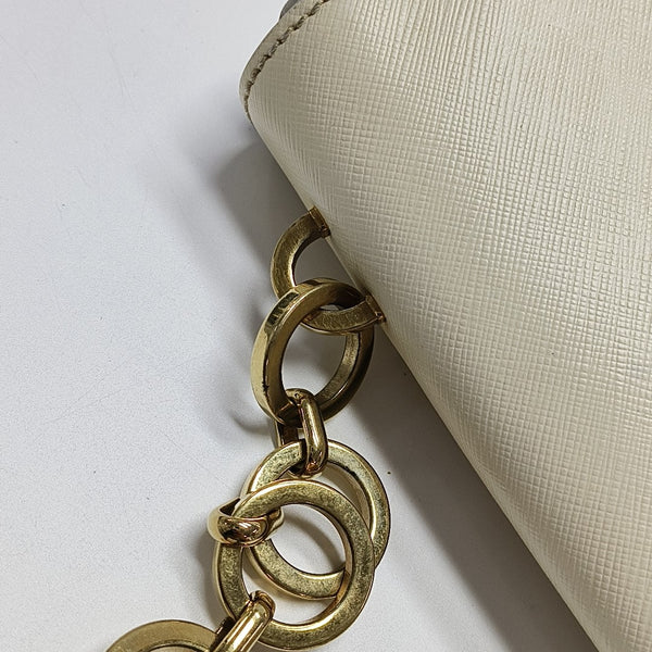 Calfskin Shoulder Bag White