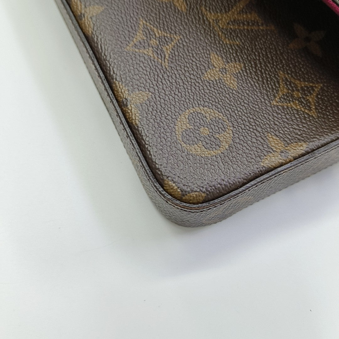 FÉLICIE Monogram Coated Canvas Brown