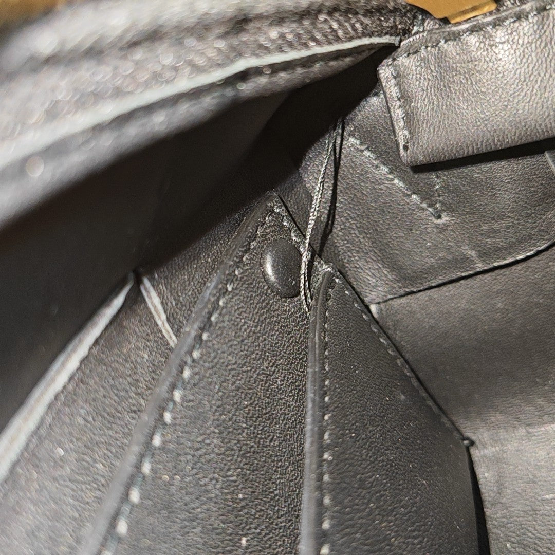 Brick Cassette Small Lambskin Black