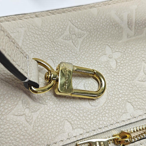 MÉTIS EAST WEST Monogram Calfskin Beige