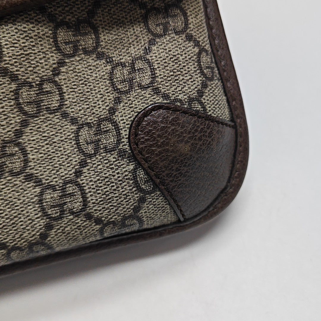 Neo Vintage Small Monogram Coated Canvas Beige