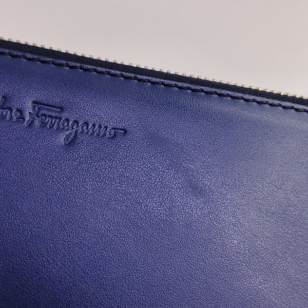 Calfskin Clutch Blue