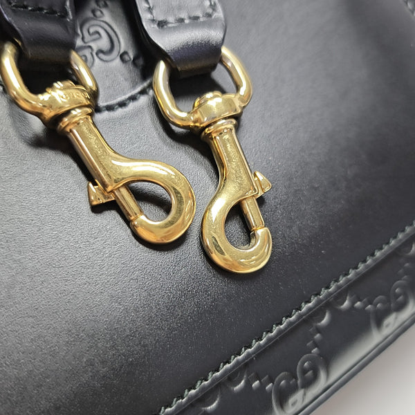 Padlock Small Calfskin Black